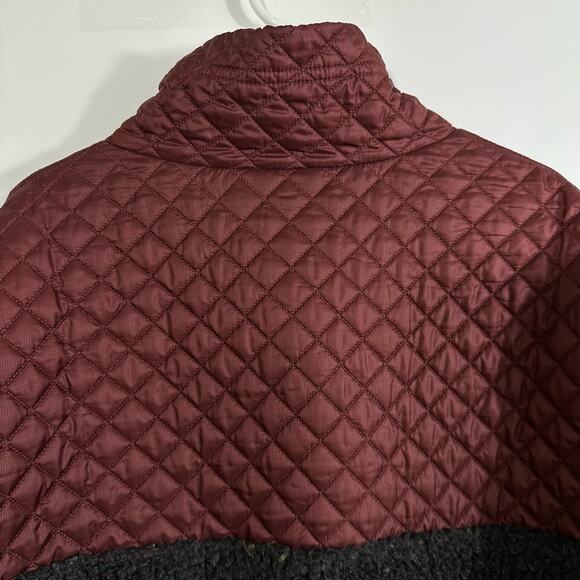 Patagonia RARE Mixed Media Snap-T Pullover Quilted Drumfire Red Ltd Edition - Picture 7 of 16